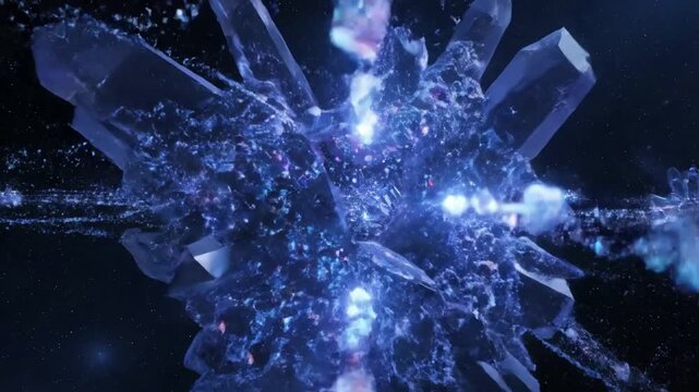 Quantum Entanglement Network A close-up, ethereal view of glowing, interwoven light threads connecting pulsating abstract qubit forms in a dark, volumetric space.