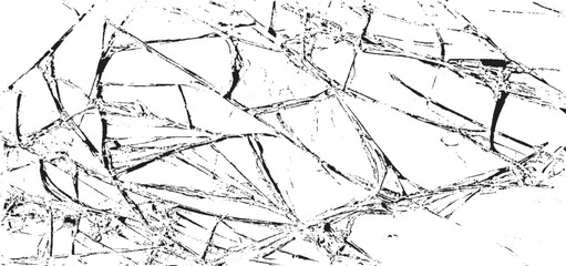 Fototapeta premium Scratched and Cracked Grunge Urban Background Texture Vector. Dust Overlay Distress Grainy Grungy Effect. Distressed Backdrop Vector Illustration. Isolated Black on White Background. EPS 10.