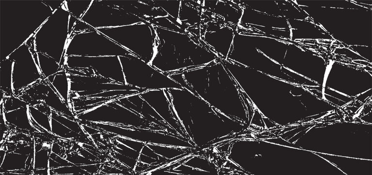 Scratched and Cracked Grunge Urban Background Texture Vector. Dust Overlay Distress Grainy Grungy Effect. Distressed Backdrop Vector Illustration. Isolated Black on White Background. EPS 10.