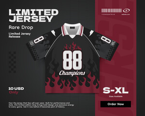 Limited edition esport jersey banner isometric illustration © Macrovector