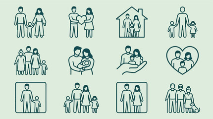 Logistics and Shipping Icons. Transport, Cargo, Delivery, Industry Set. © StockStudio