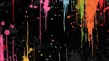 abstract background with colorful splashes