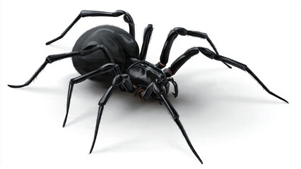 spider isolated on white