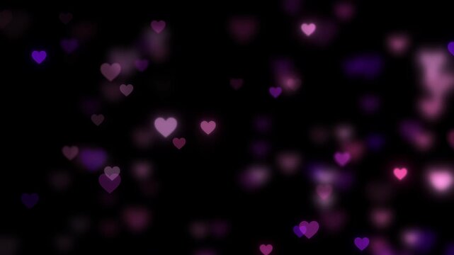 pink valentines heart shape transparent overlay background