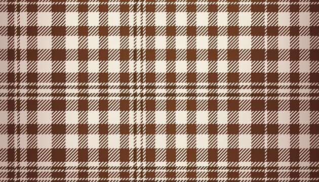 brown and white rustic houndstooth check