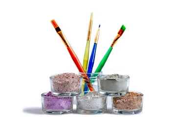 Colorful Art Supplies on Display