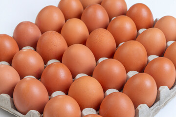 Eggs in a Carton Ready for Sale in a Grocery Store