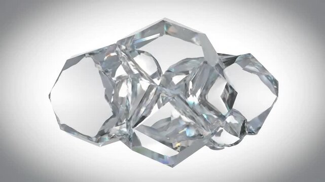 Ethereal Light Refraction Emphasize the way light interacts with the translucent, undulating crystal surfaces, creating soft, shifting refractions and glints.