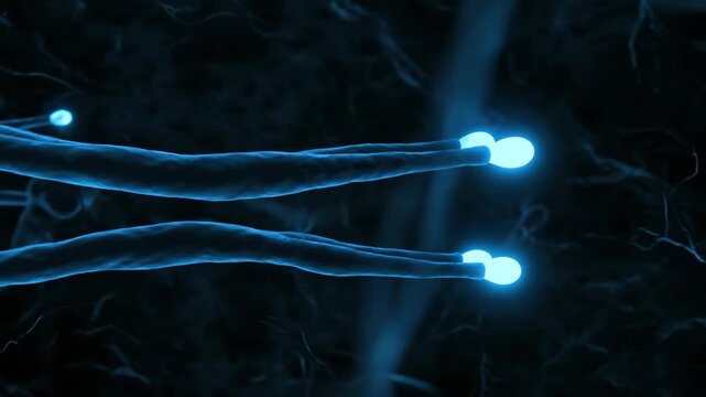 Animated 3D Visualization of Telomere Shortening During Cell Division and Aging