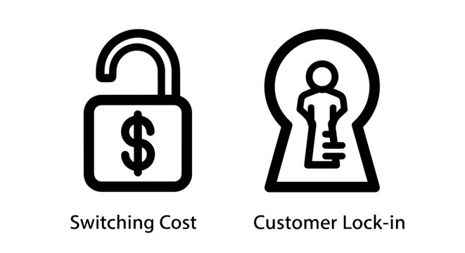Cybersecurity icons depicting an IDS alert with a warning triangle on a shield and an IPS response with a shield and checkmark.
