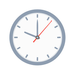 Analog Wall Clock Showing Ten O'Clock