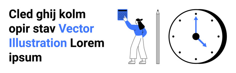 Time management, education design, productivity, organization tools, visual learning, minimalistic layouts. Person holds a square. Time management and education design concepts