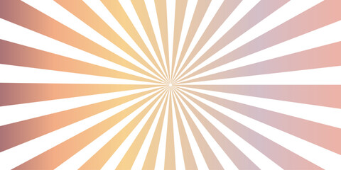 Fototapeta premium A vintage grunge sunburst background vector features retro radial rays and a starburst pattern with a distressed paper texture in orange and blue