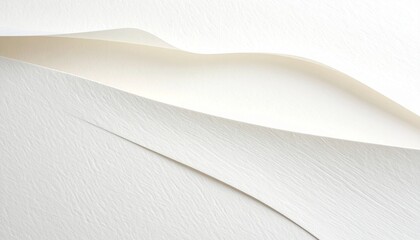 Close up of clean white paper texture with soft light and delicate fabric like detail