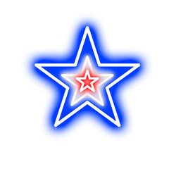 Obraz premium Bastille Day Star decoration