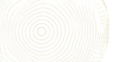 Elegant abstract design featuring golden circular lines on white. Perfect for backgrounds,...