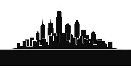 Obraz premium Cityscape Silhouette