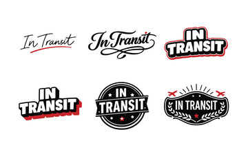 Obraz premium In transit: creative logo designs with bold typography and iconic elements