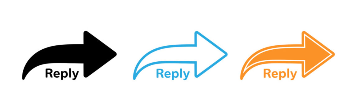 Variations of reply arrows
