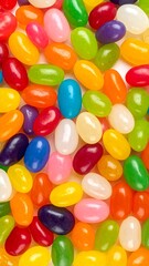 Colorful Jelly Bean Delight - A Sweet and Vibrant Confection.