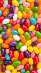 Colorful Jelly Beans - A Sweet and Vibrant Candy Assortment.