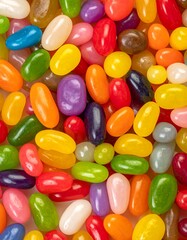 Colorful Jelly Beans - A Sweet and Vibrant Candy Assortment.