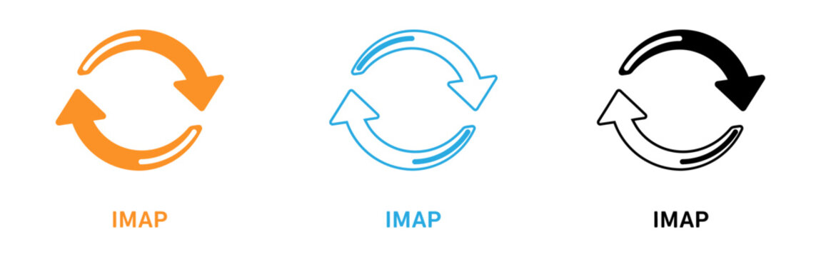 Imap email protocol icons