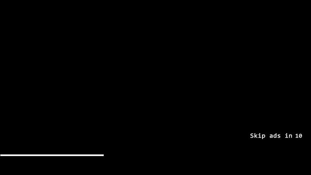 ad countdown progress bar completing to reveal skip button animation.