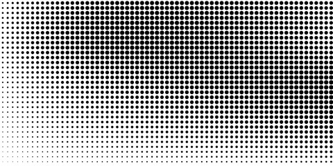 Set of black halftone dots backgrounds. vector modern dots halftone,Pop art comic style gradient circle halftone set Vector isolated on white background dots pattern. dots circle