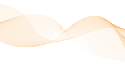 Wave lines flowing. Motion dynamic pink lines isolated on white background. Abstract wave element for design. Vector illustration