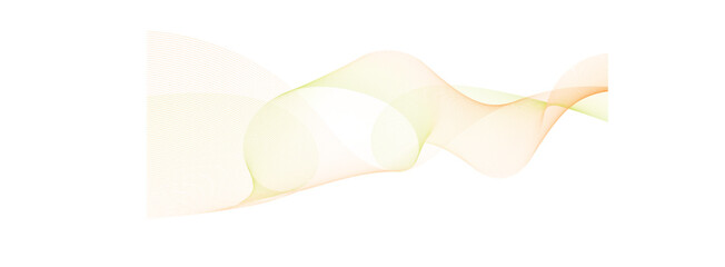 Abstract wave element for design. Digital frequency track equalizer. Stylized line art background. Vector