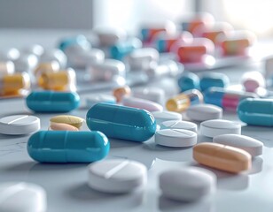 Assorted pharmaceutical pills