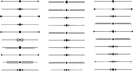 ১. Decorative text dividers and ornamental page separators set. ২. Elegant line borders and vintage decorative elements for design. ৩. Collection of minimalist book dividers and calligraphic ornaments © Md Monjel Sheikh