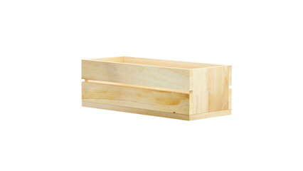 empty wooden box storage for delivery 3D rendering	