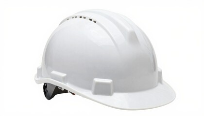 Fototapeta premium Construction safety action job site equipment image industrial environment close-up view hard hat concept