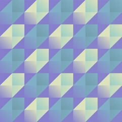 Fototapeta premium Abstract geometric seamless pattern with colorful triangles and gradients. Modern vector background for textile, wallpaper, and web design.