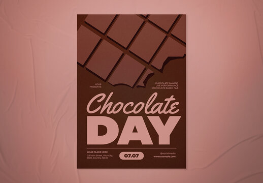 Bold World Chocolate Day Flyer