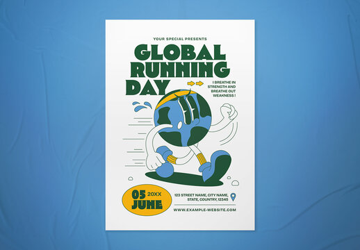Global Running Day Flyer