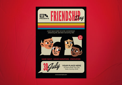 International Friendship Day Flyer