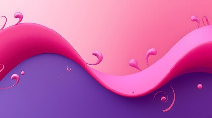 Vibrant abstract liquid waves background with fluid pink and purple curves. Modern graphic design backdrop, elegant flowing shapes and smooth gradients for creative projects.