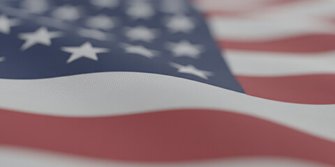 Minimal Patriotic Background for Presidents Day USA