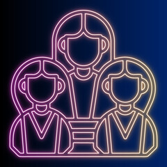 Team Growth Neon Lights