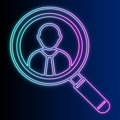 Bright Search With Person