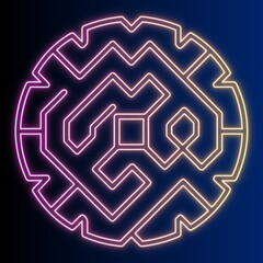 Bright Circle Design Element