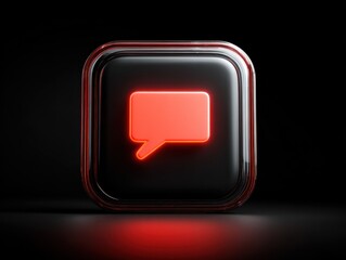 notification icon isolated on a transparent background ar 43