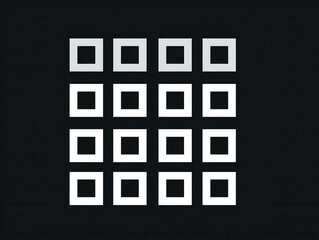 grid view icon isolated on a transparent background ar 43
