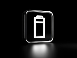 battery icon isolated on a transparent background ar 43