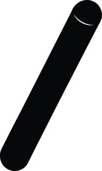 Pastel Stick silhouette vector art Illustration