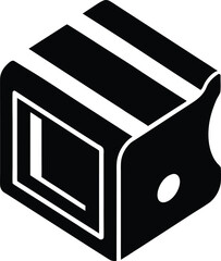 Pencil Sharpener silhouette vector art Illustration