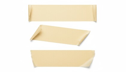 Blank kraft paper rolls and sheets mockup minimal packaging design template